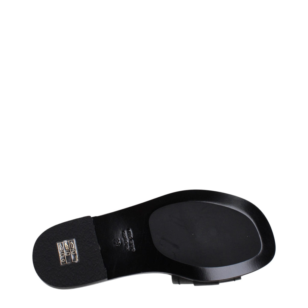 Moncler Black Leather Slipper - Beyzy Store - Moncler