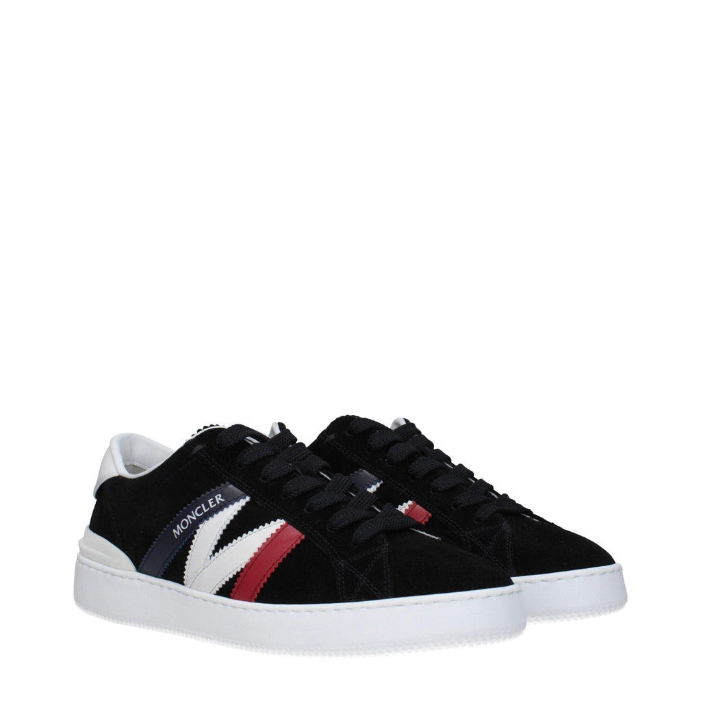 Moncler Black Leather Sneakers - Beyzy Store - Moncler