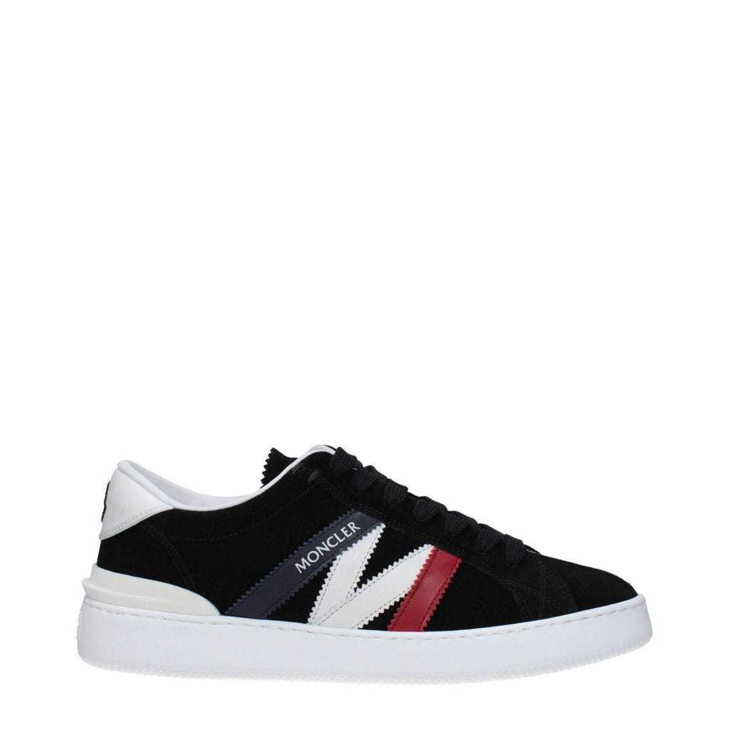 Moncler Black Leather Sneakers - Beyzy Store - Moncler