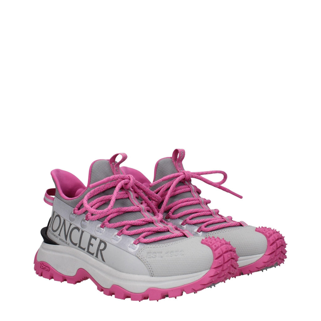 Moncler Gray Fabric Sneakers - Beyzy Store - Moncler