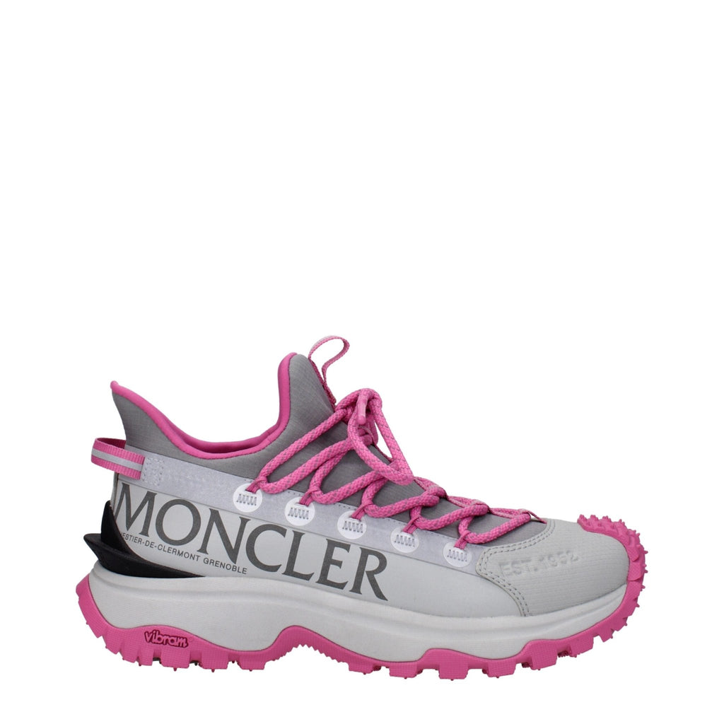 Moncler Gray Fabric Sneakers - Beyzy Store - Moncler