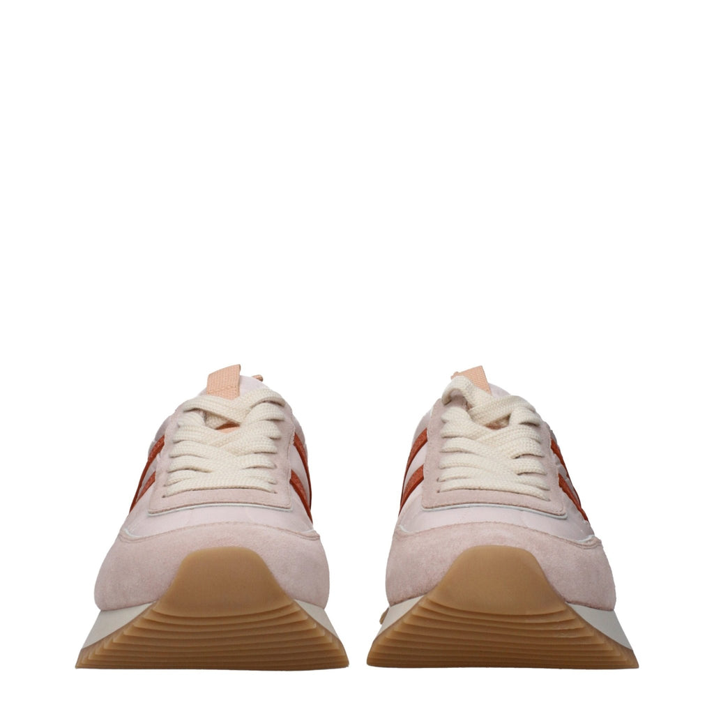 Moncler Pink Fabric Chunky Sneakers - Beyzy Store - Moncler