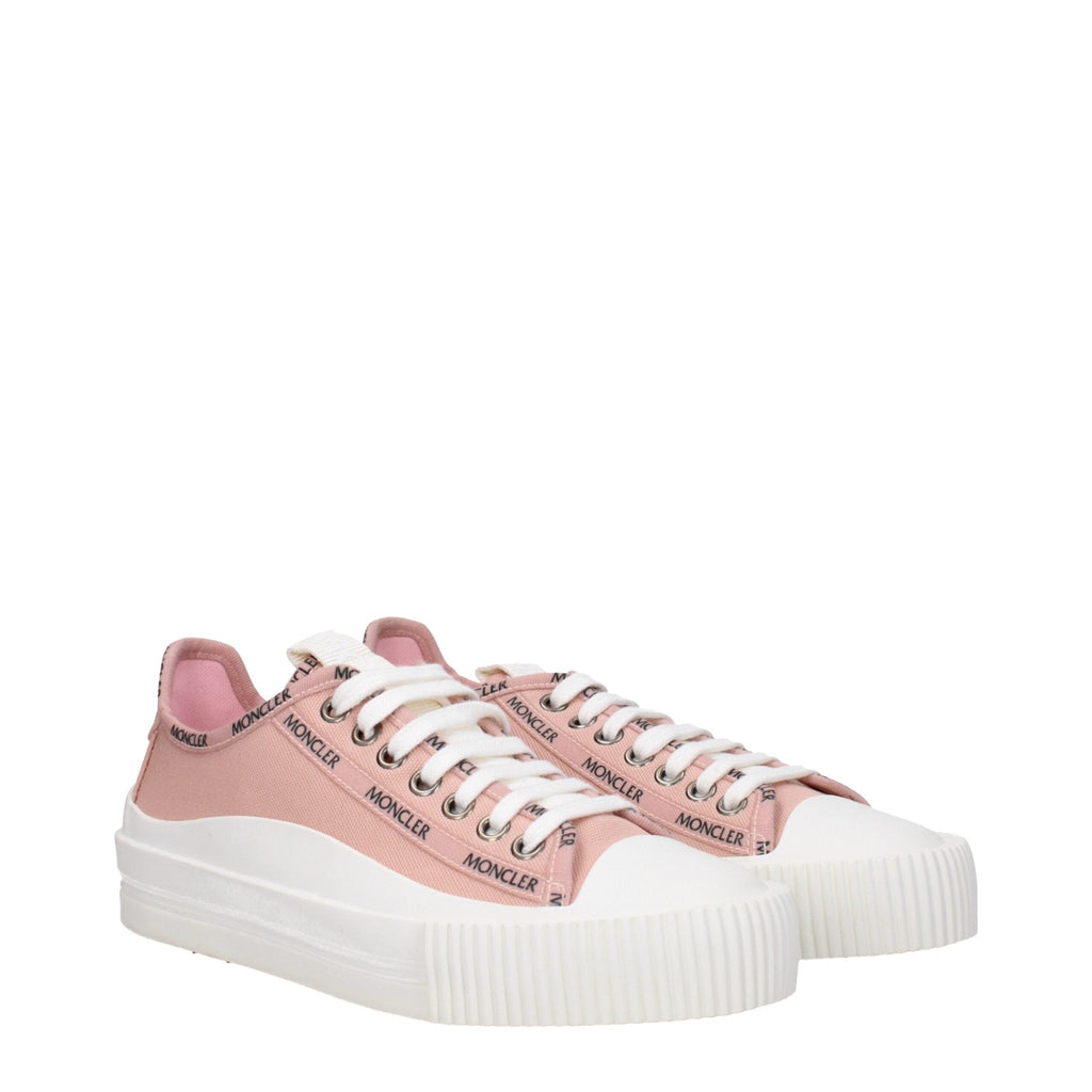Moncler Pink Fabric Sneakers - Beyzy Store - Moncler