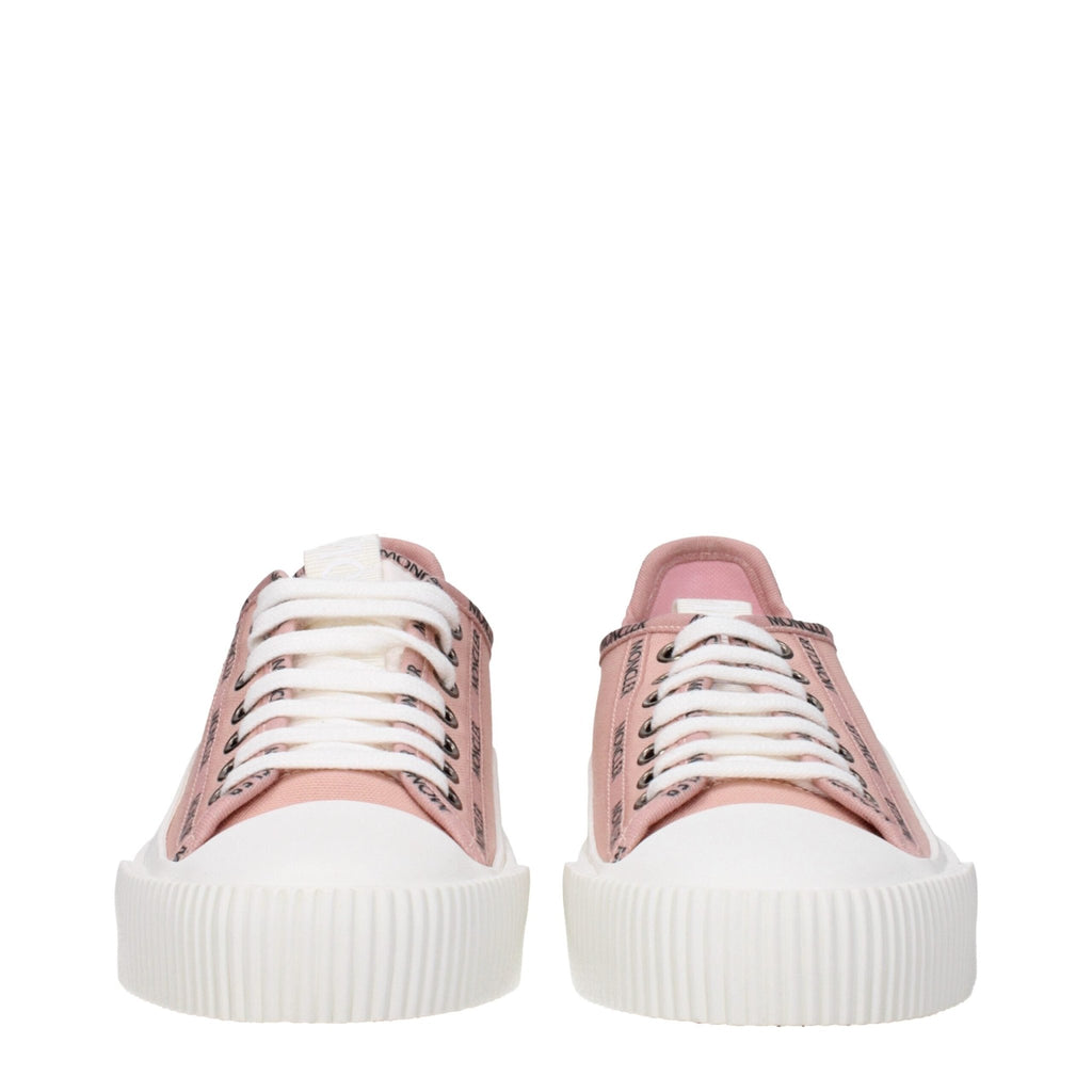 Moncler Pink Fabric Sneakers - Beyzy Store - Moncler