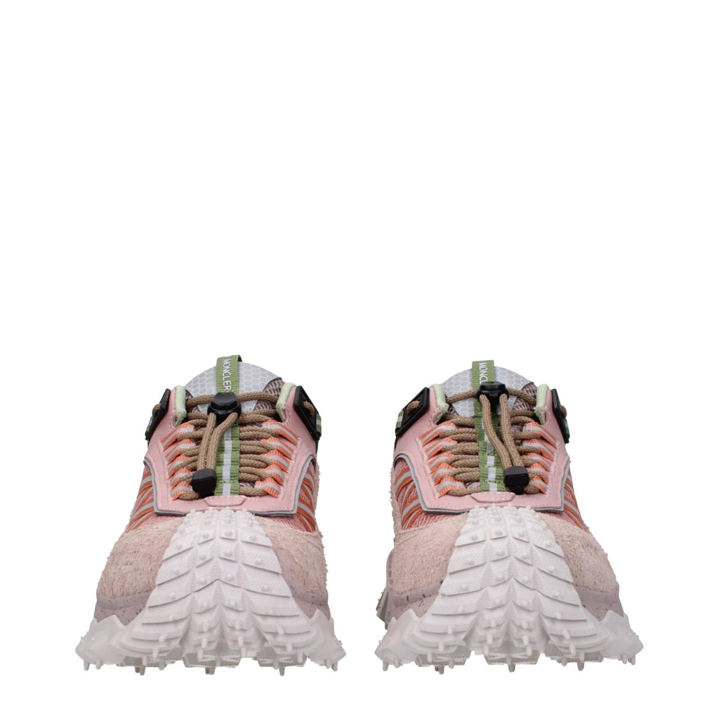 Moncler Pink Leather Sneakers - Beyzy Store - Moncler