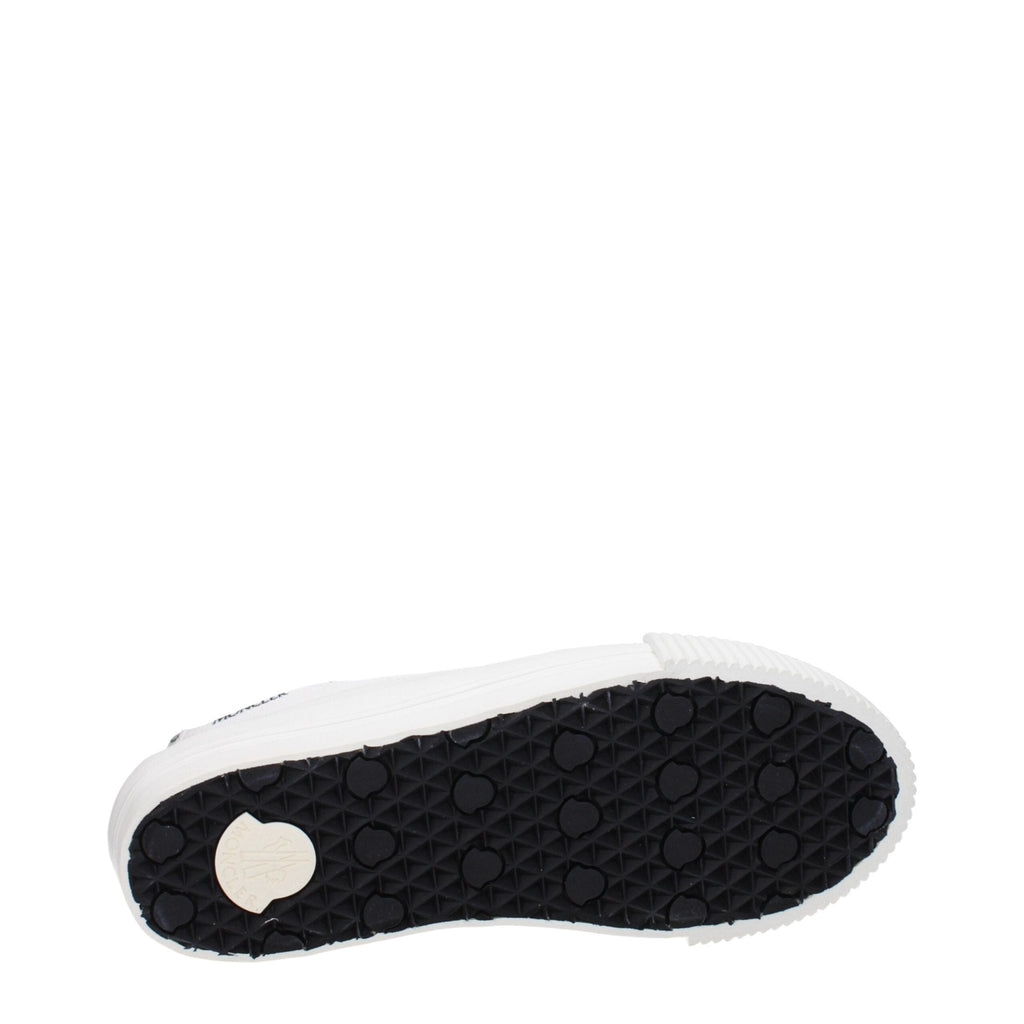 Moncler White Fabric Sneakers - Beyzy Store - Moncler