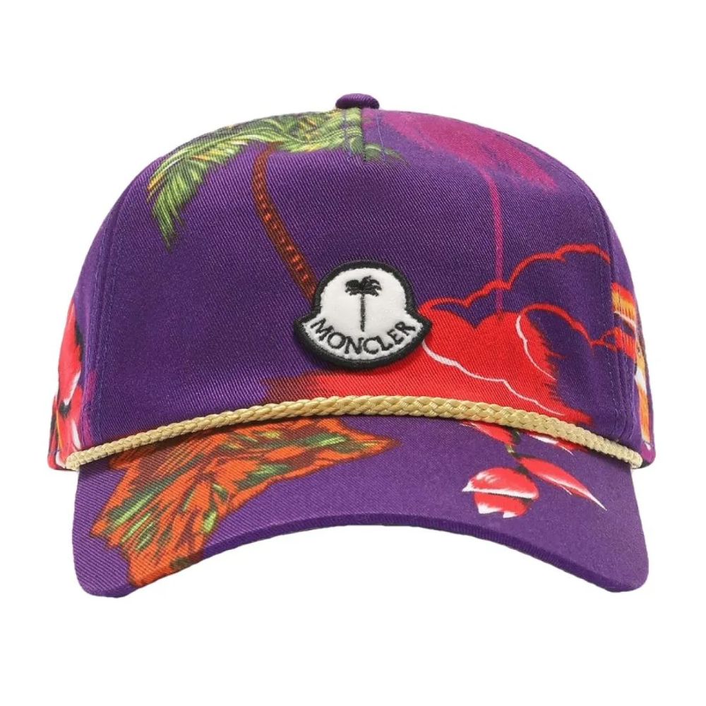 Moncler x Palm Angels Purple Cotton Hats & Cap - Beyzy Store - Moncler x Palm Angels