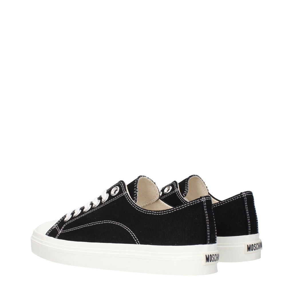 Moschino Black Fabric Low Tops - Beyzy Store - Moschino