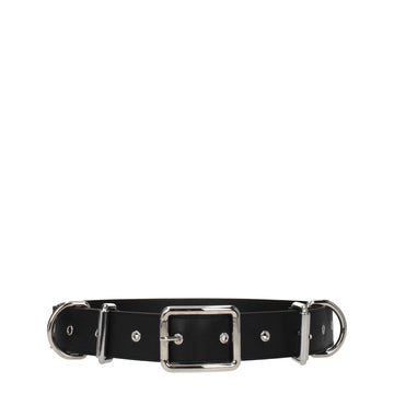 Moschino Black Leather Belt - Beyzy Store - Moschino