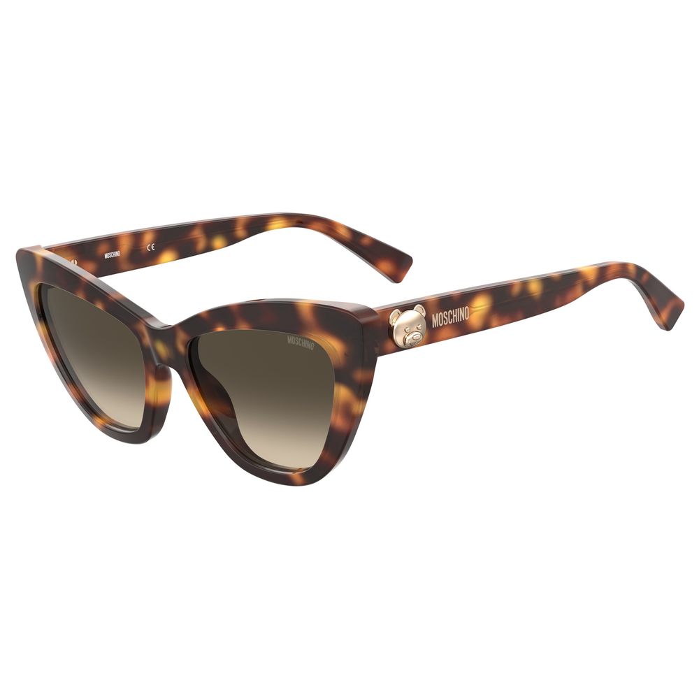 Moschino Brown Acetate Sunglasses - Beyzy Store - Moschino