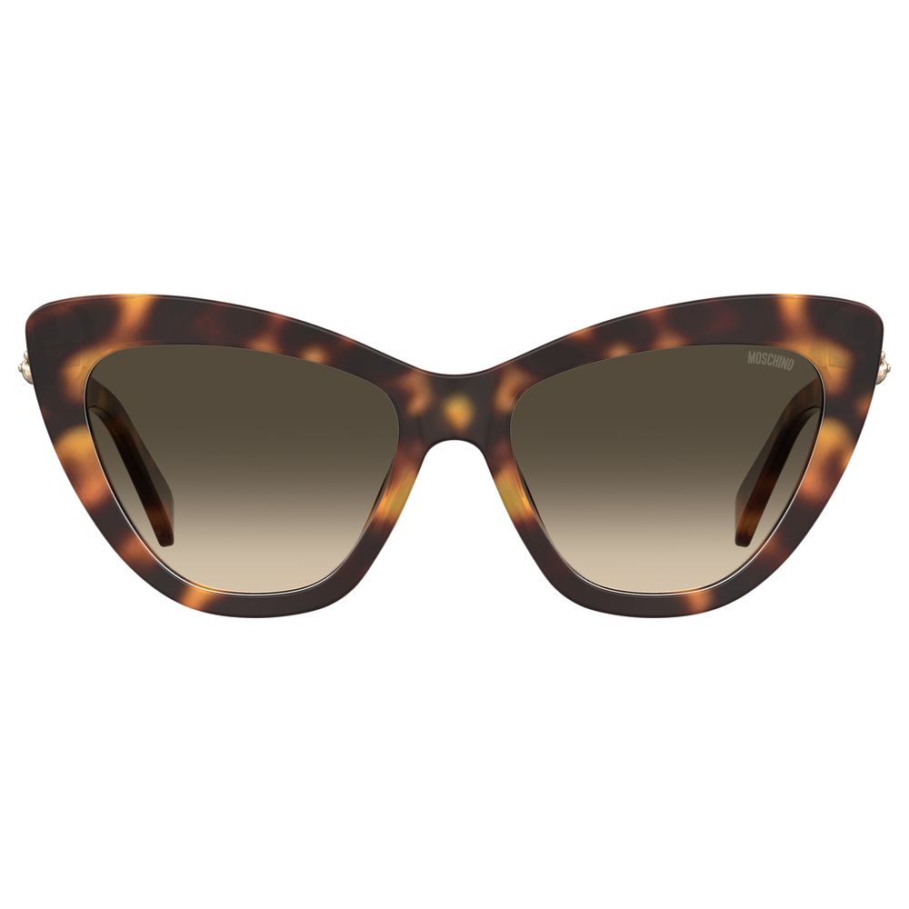 Moschino Brown Acetate Sunglasses - Beyzy Store - Moschino