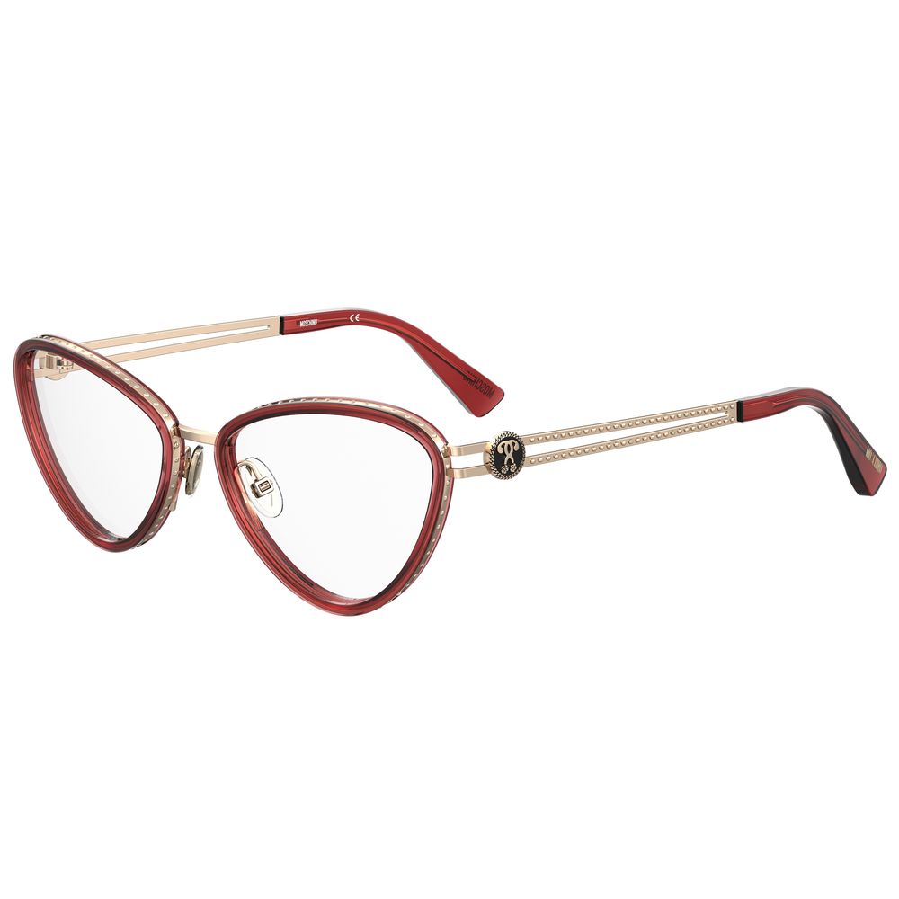 Moschino Burgundy Metal Frames - Beyzy Store - Moschino