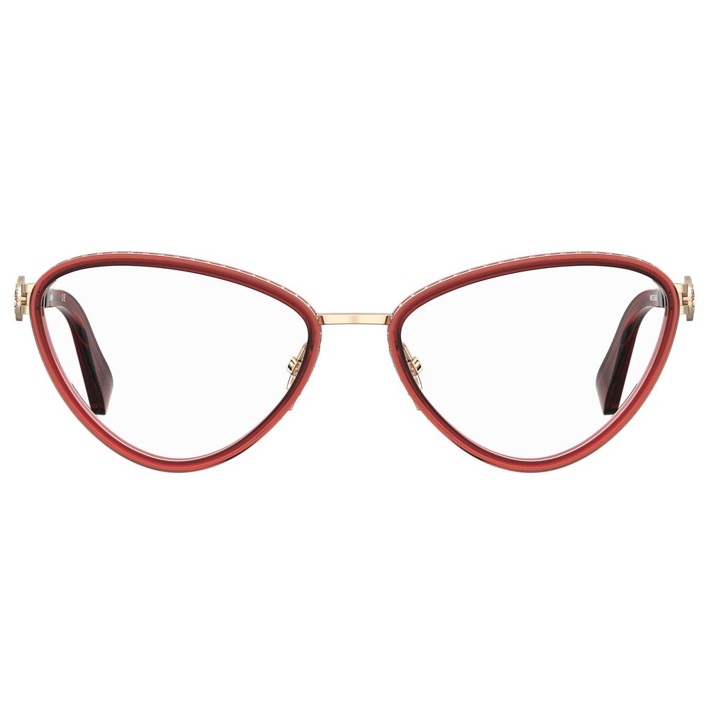 Moschino Burgundy Metal Frames - Beyzy Store - Moschino