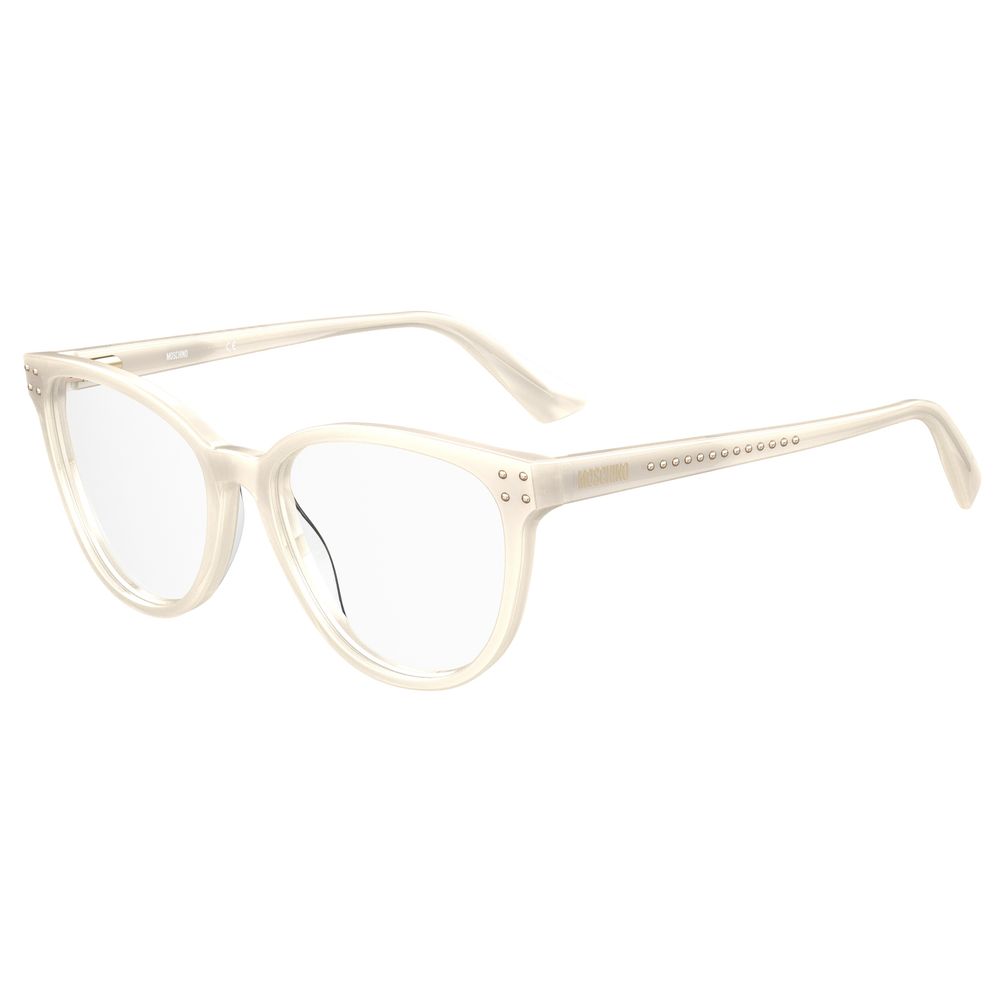 Moschino Cream Acetate Frames - Beyzy Store - Moschino