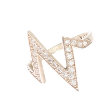 Nialaya Radiant Silver Crystal Encrusted Ring - Beyzy Store - Nialaya