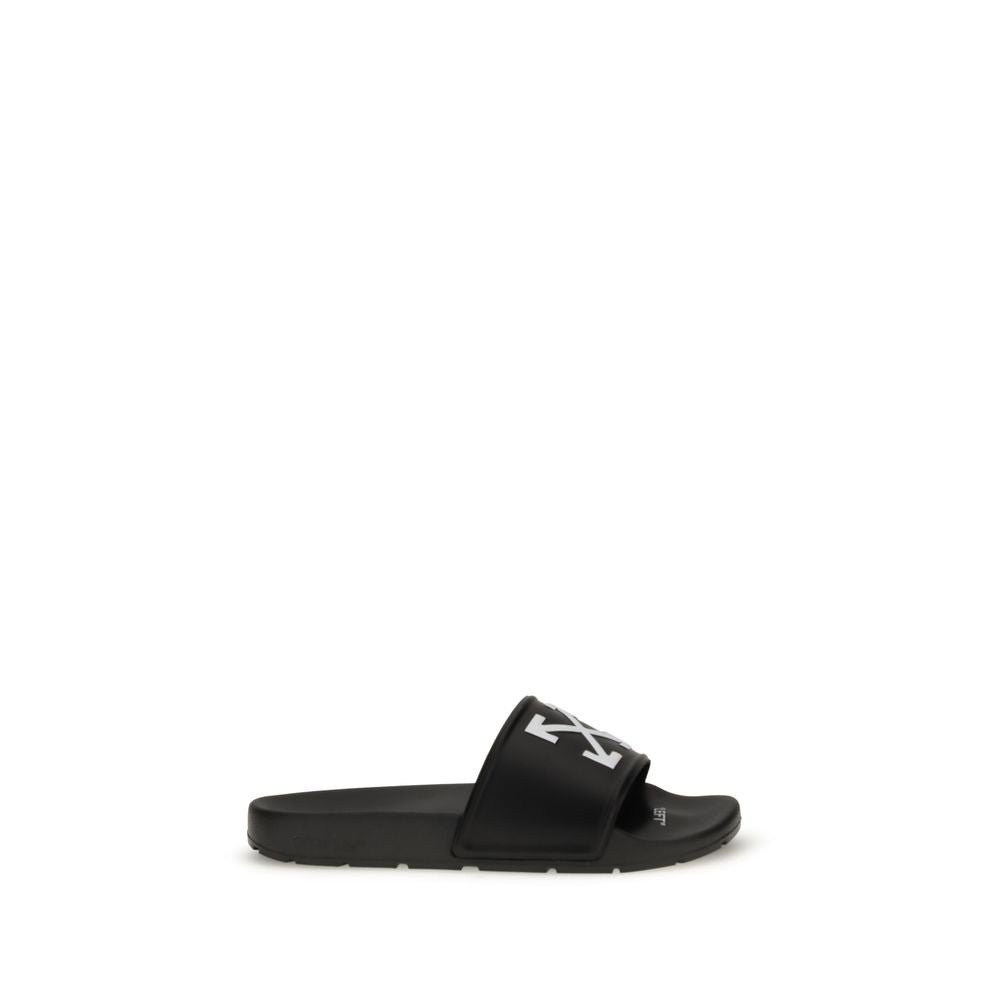 Off - White Arrow Sliders - Beyzy Store - Off - White