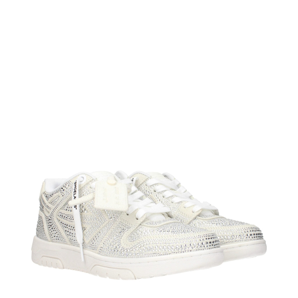 Off - White Beige Leather Low Tops - Beyzy Store - Off - White
