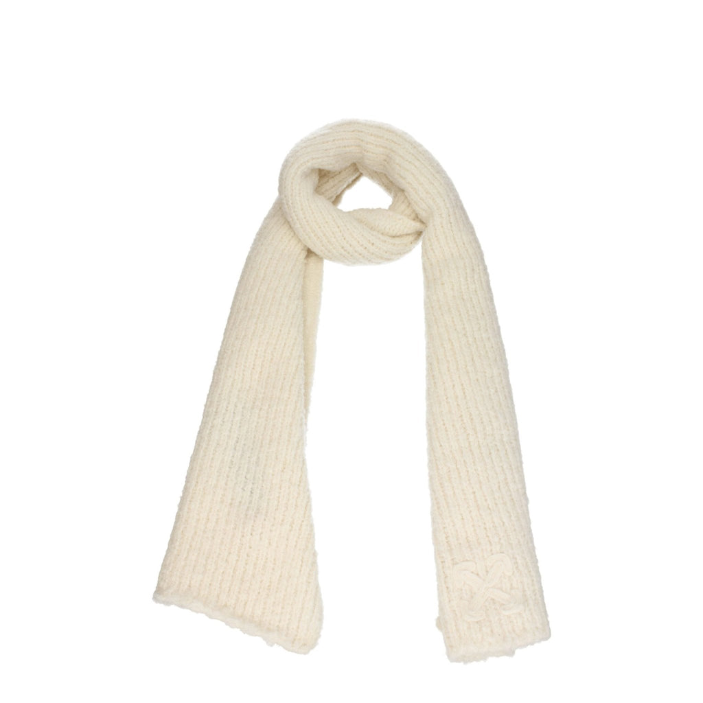 Off - White Beige Wool Scarves - Beyzy Store - Off - White