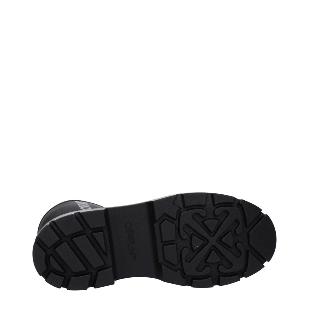 Off - White Black Cotton Ankle - Beyzy Store - Off - White