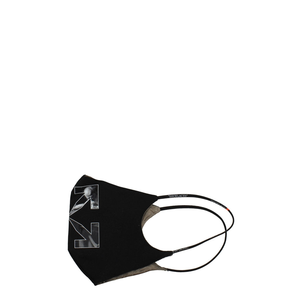 Off - White Black Cotton Facemasks - Beyzy Store - Off - White
