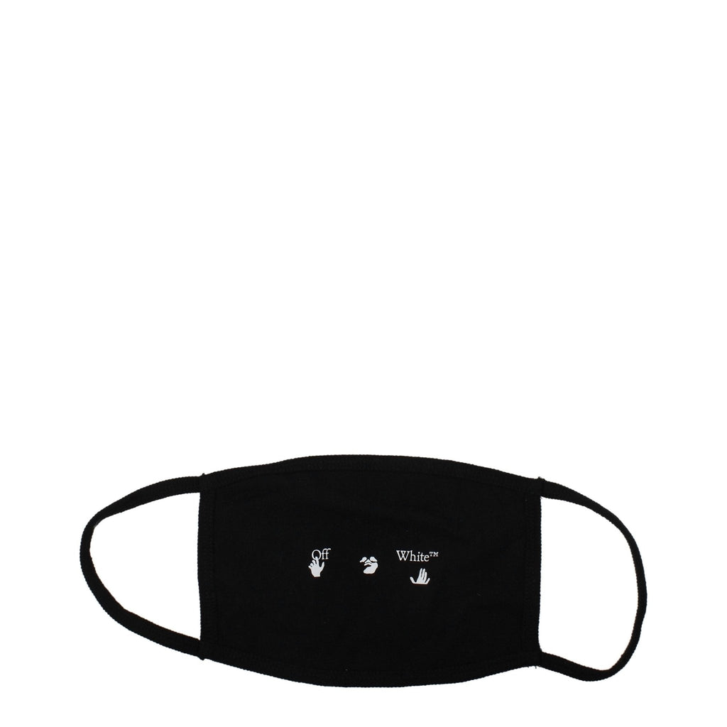 Off - White Black Cotton Facemasks - Beyzy Store - Off - White