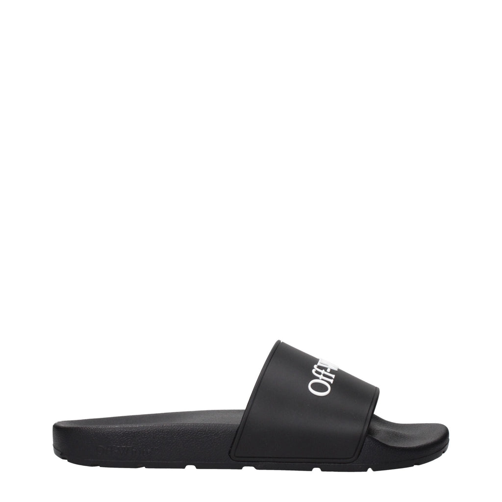 Off - White Black Cotton Slippers Sandals - Beyzy Store - Off - White