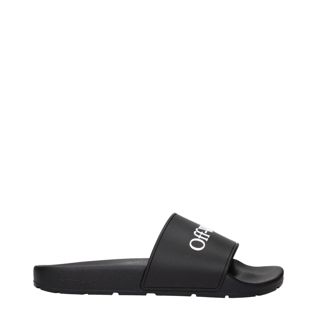 Off - White Black Cotton Slippers Sandals - Beyzy Store - Off - White