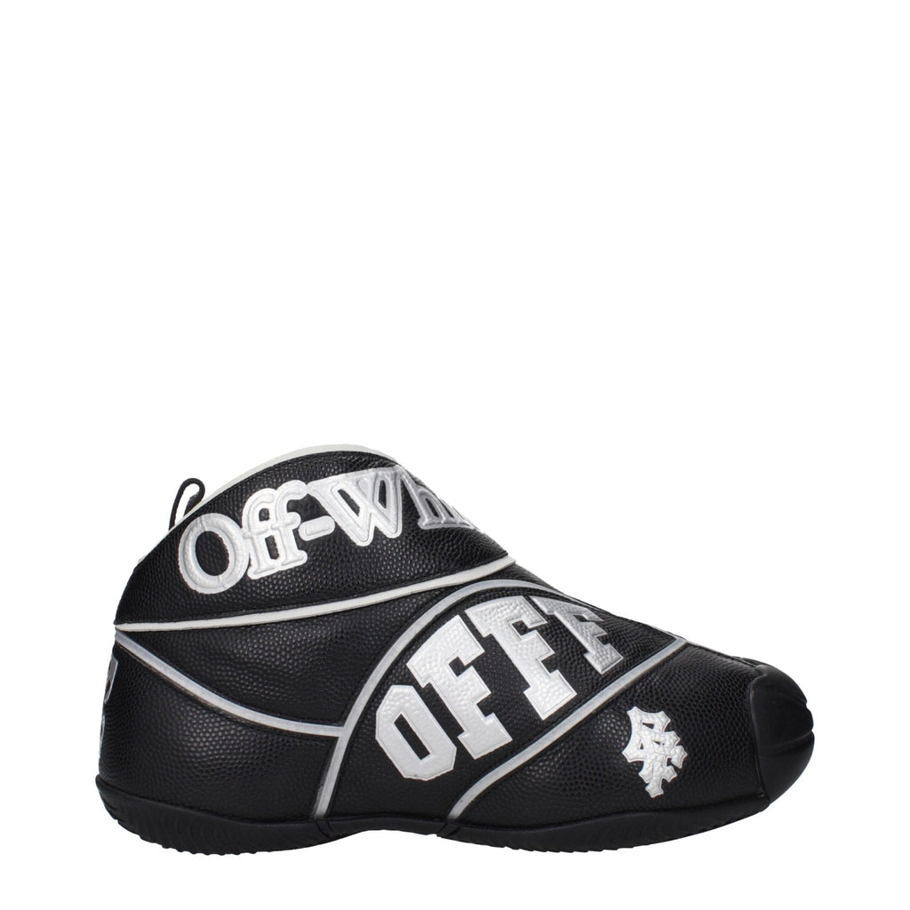 Off - White Black Leather High Tops - Beyzy Store - Off - White