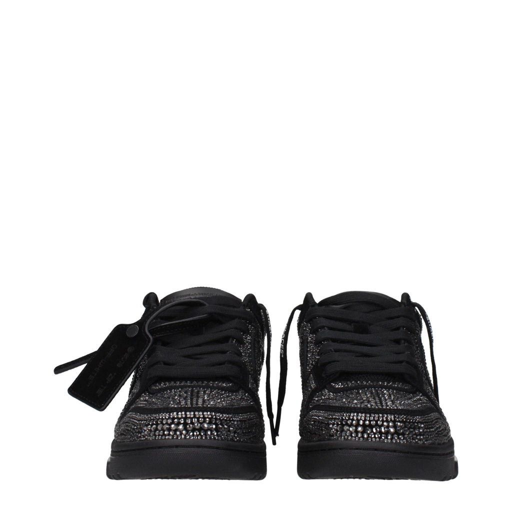Off - White Black Leather Sneakers - Beyzy Store - Off - White