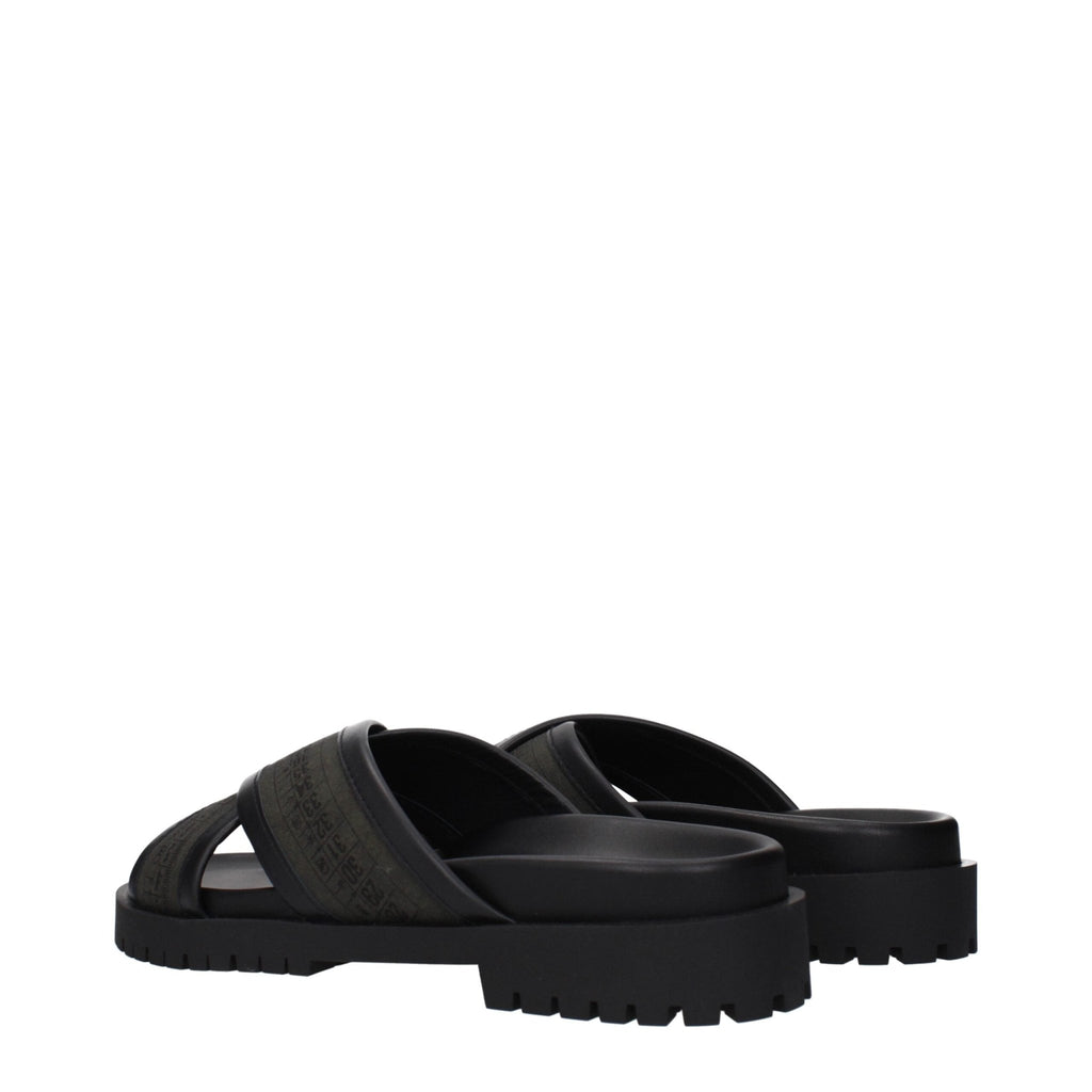 Off - White Green Fabric Sandals - Beyzy Store - Off - White