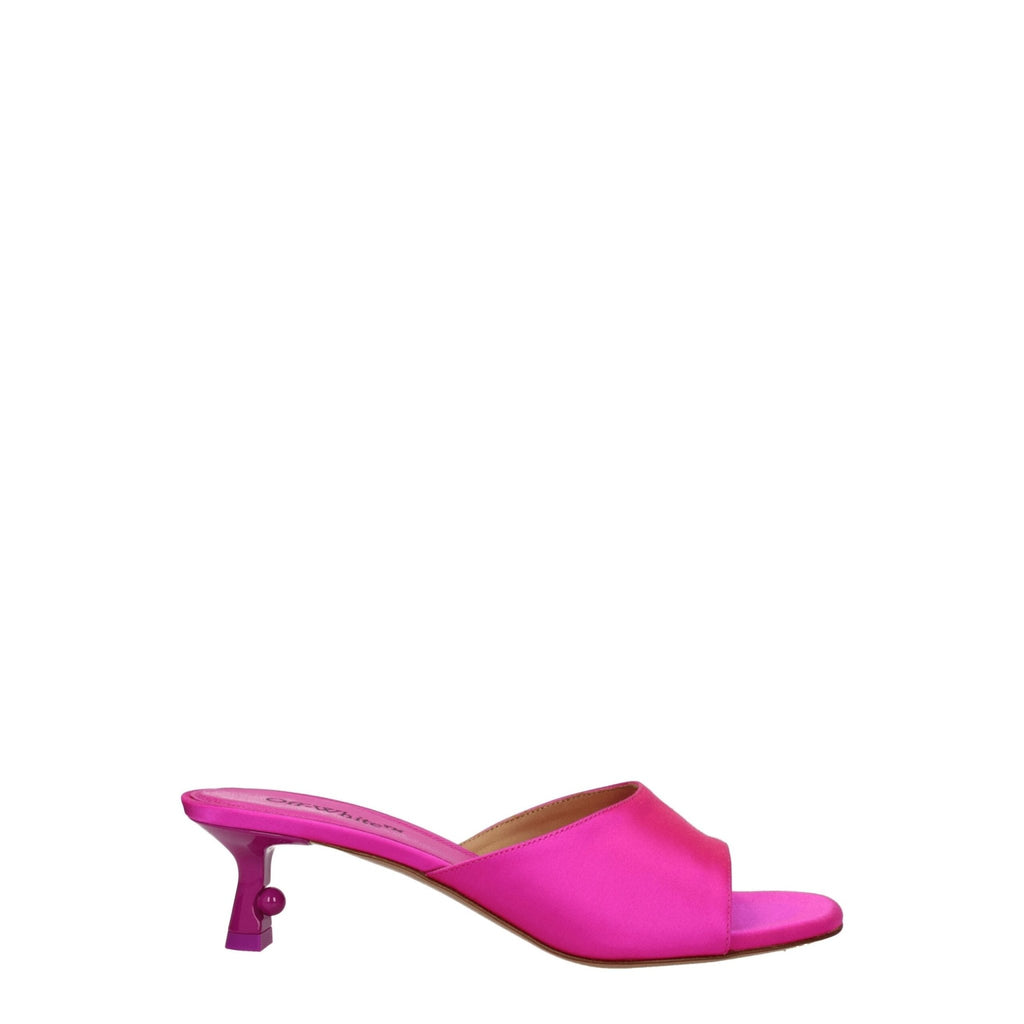 Off - White Pink Satin Sandal - Beyzy Store - Off - White