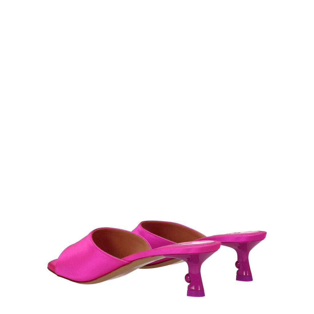 Off - White Pink Satin Sandal - Beyzy Store - Off - White