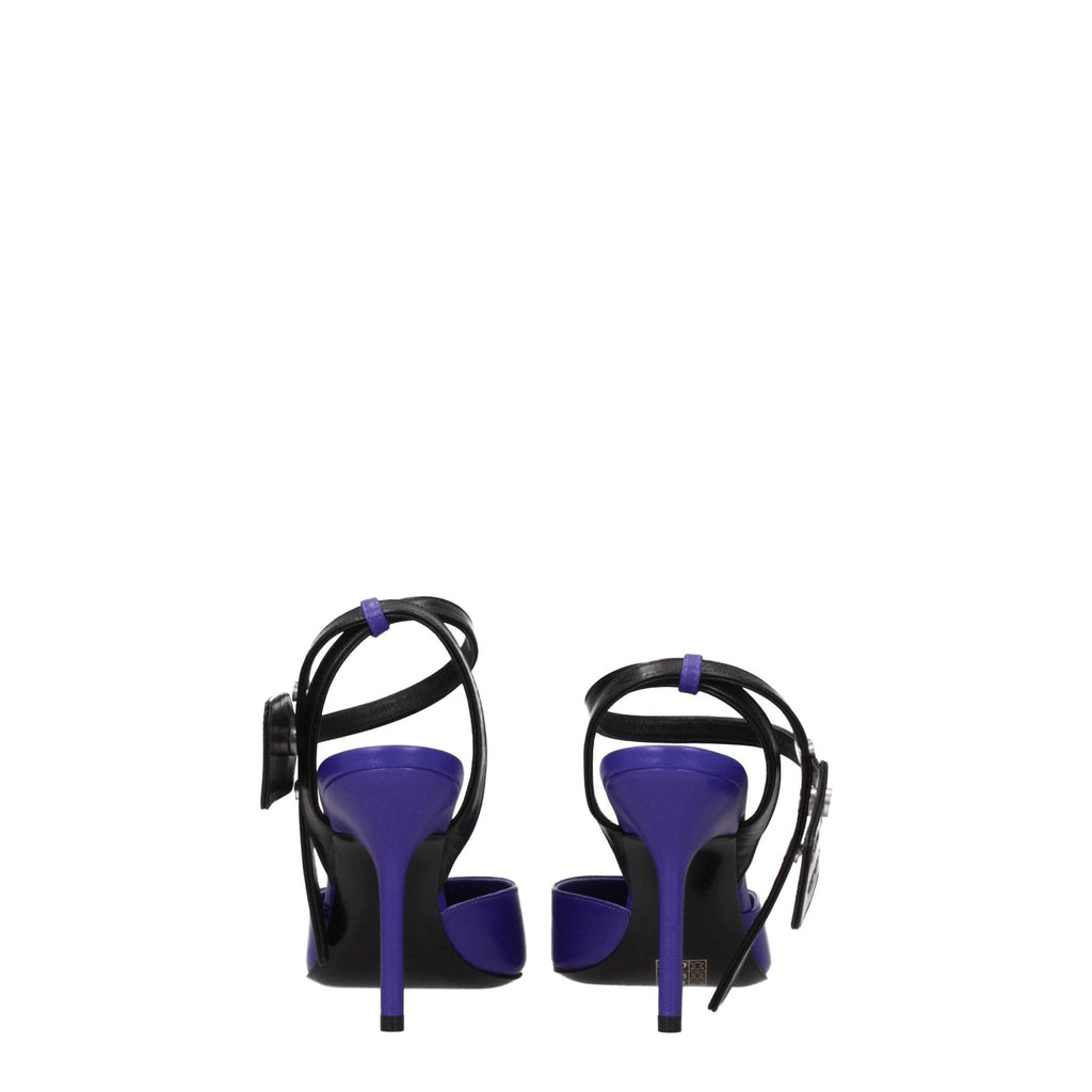 Off - White Purple Leather Sandal - Beyzy Store - Off - White