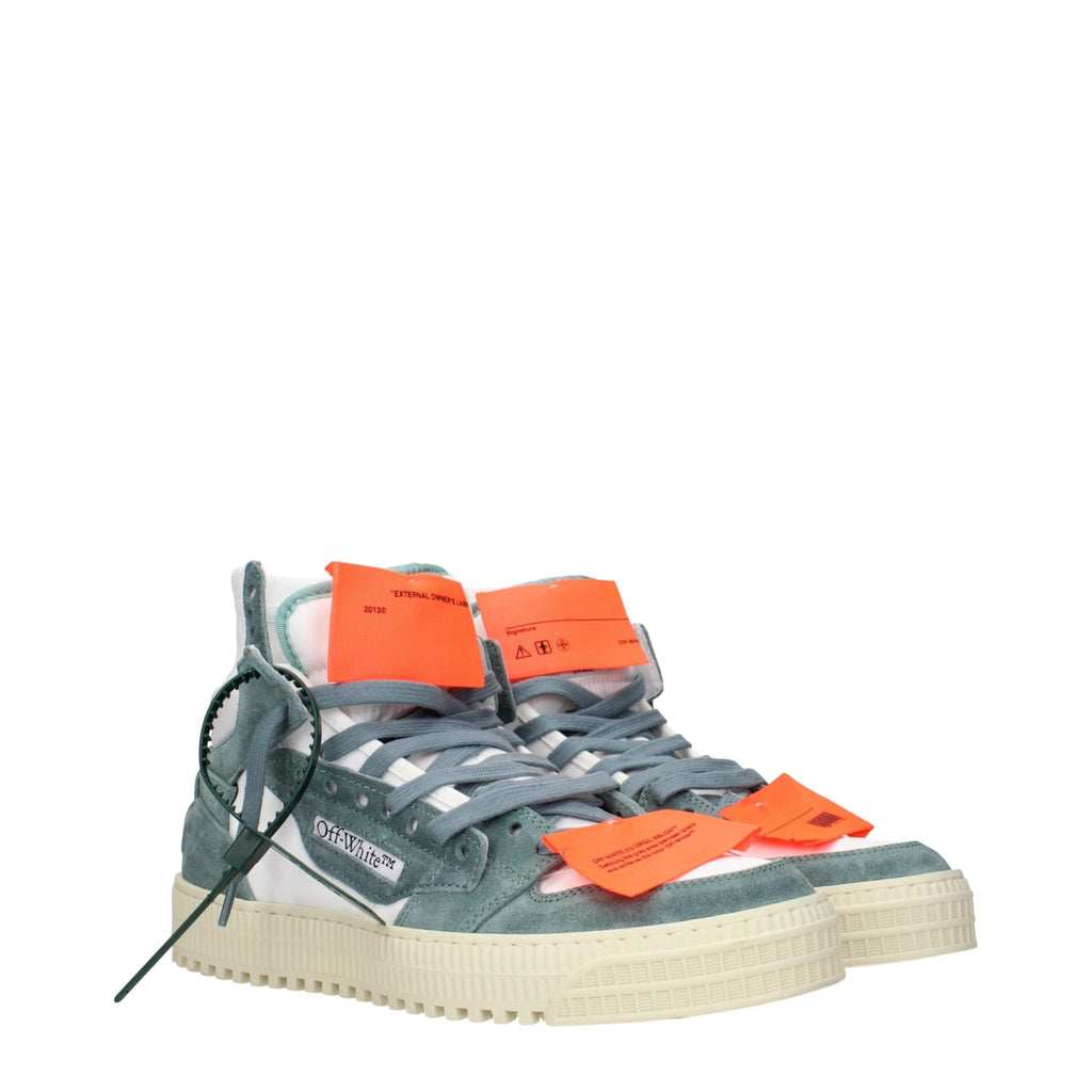 Off - White White Fabric High Tops - Beyzy Store - Off - White