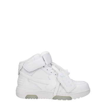 Off - White White Leather Sneakers - Beyzy Store - Off - White