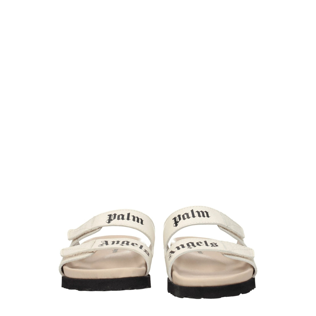 Palm Angels Beige Leather Sandal - Beyzy Store - Palm Angels