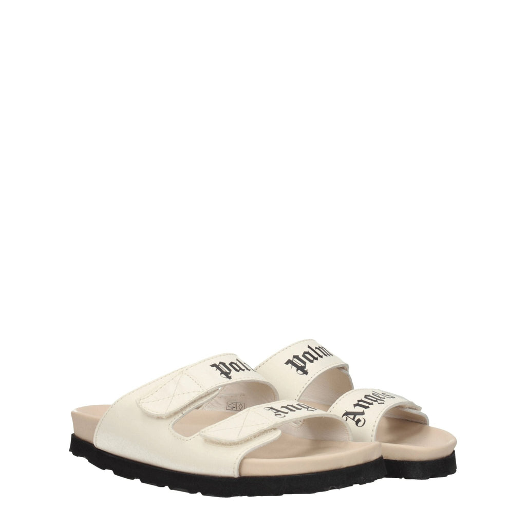 Palm Angels Beige Leather Sandal - Beyzy Store - Palm Angels