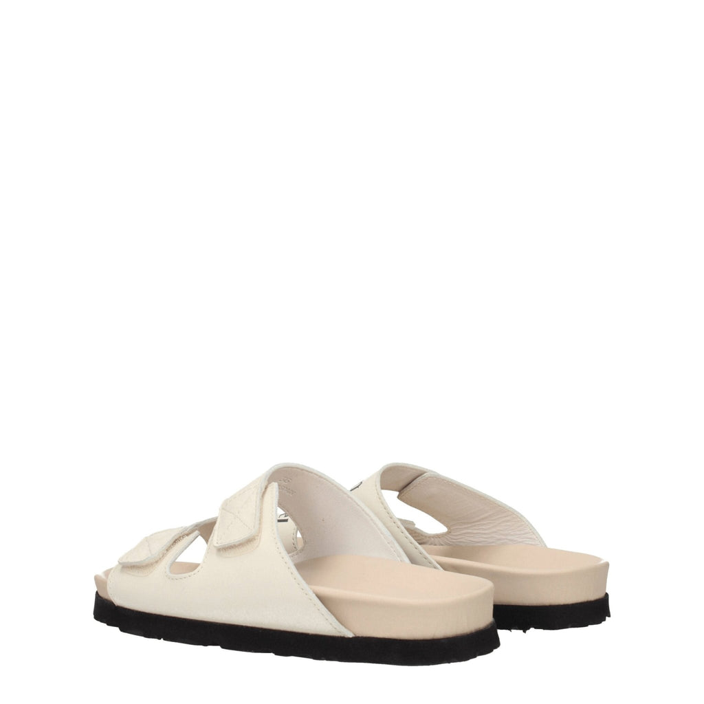 Palm Angels Beige Leather Sandal - Beyzy Store - Palm Angels