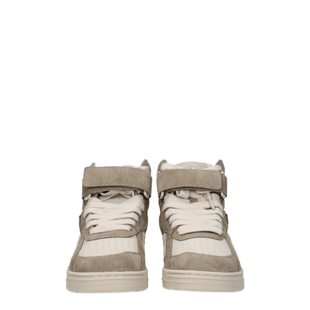 Palm Angels Beige Leather Sneakers - Beyzy Store - Palm Angels
