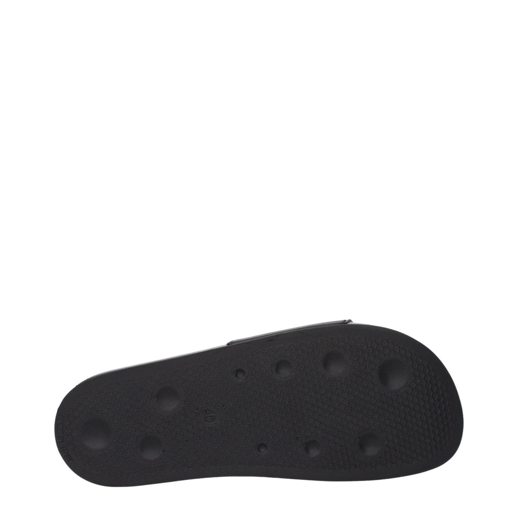 Palm Angels Black Cotton Slippers Sandals - Beyzy Store - Palm Angels