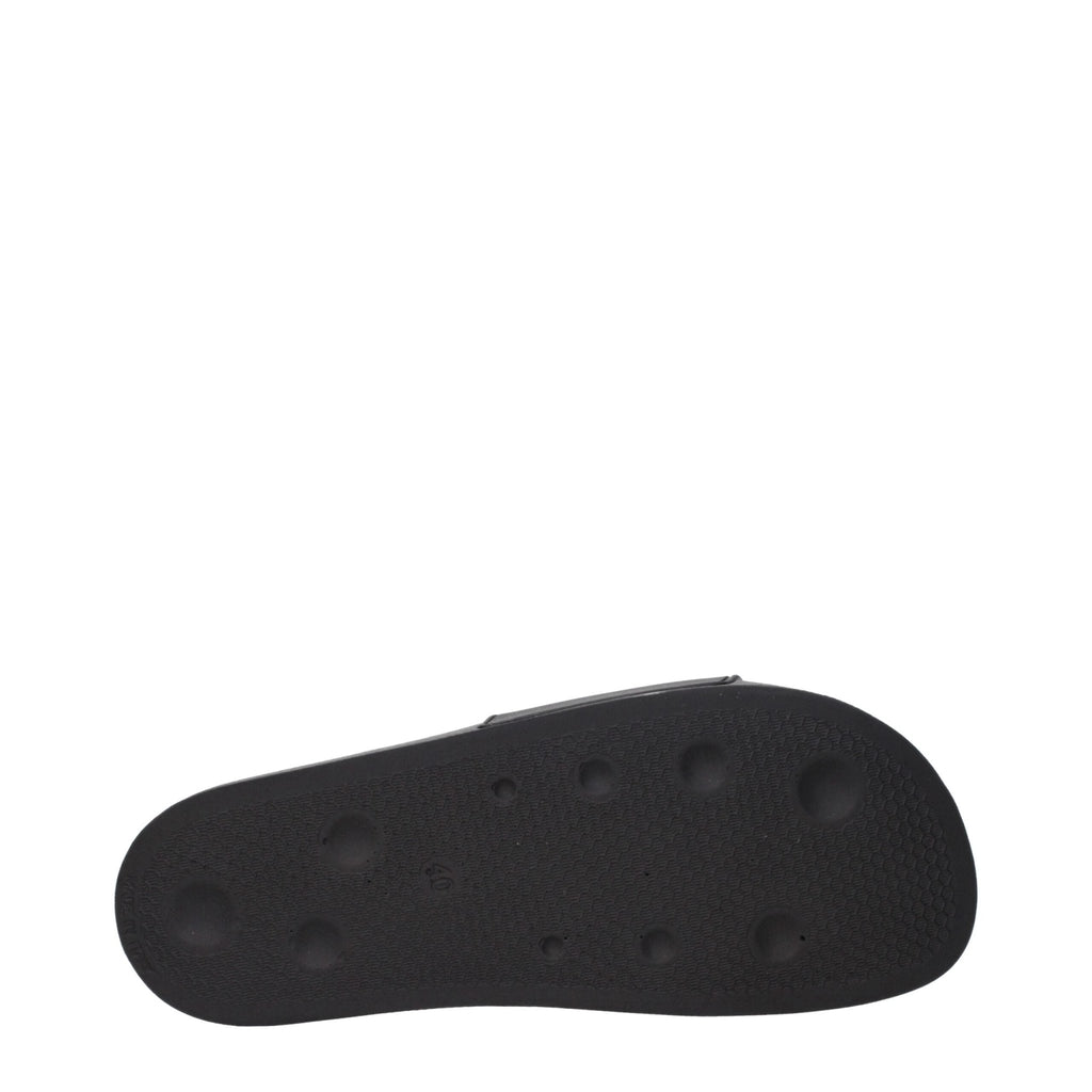 Palm Angels Black Cotton Slippers Sandals - Beyzy Store - Palm Angels