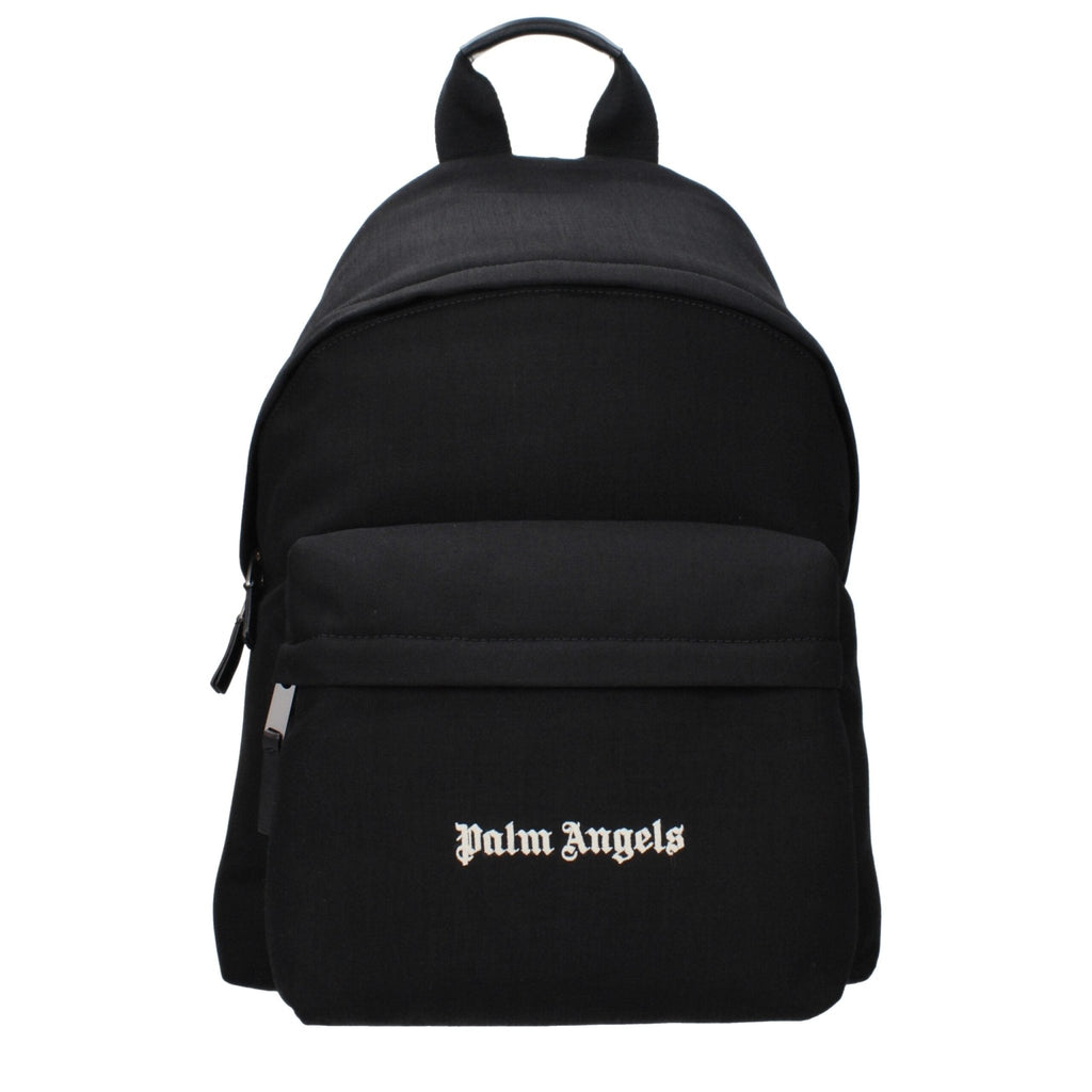 Palm Angels Black Fabric Backpacks - Beyzy Store - Palm Angels