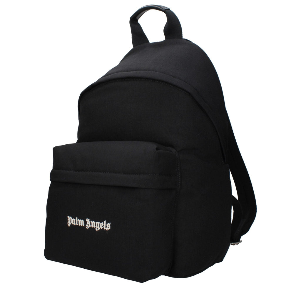 Palm Angels Black Fabric Backpacks - Beyzy Store - Palm Angels