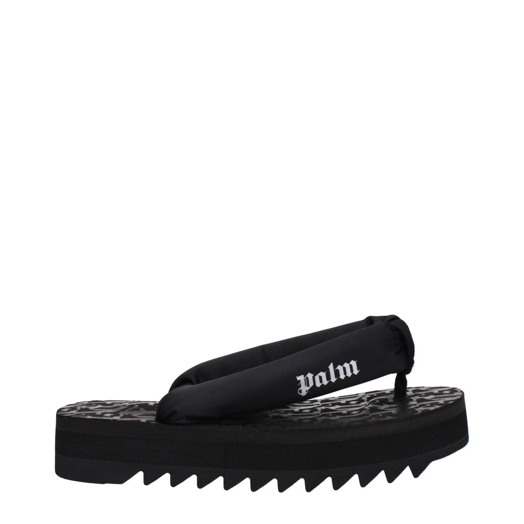 Palm Angels Black Fabric Flip - Flop Sandal - Beyzy Store - Palm Angels