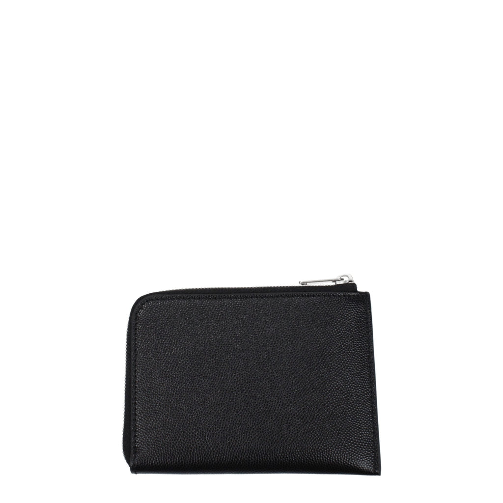 Palm Angels Black Leather Cardholder - Beyzy Store - Palm Angels