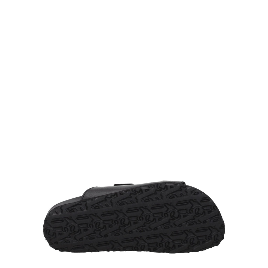 Palm Angels Black Leather Sandal - Beyzy Store - Palm Angels