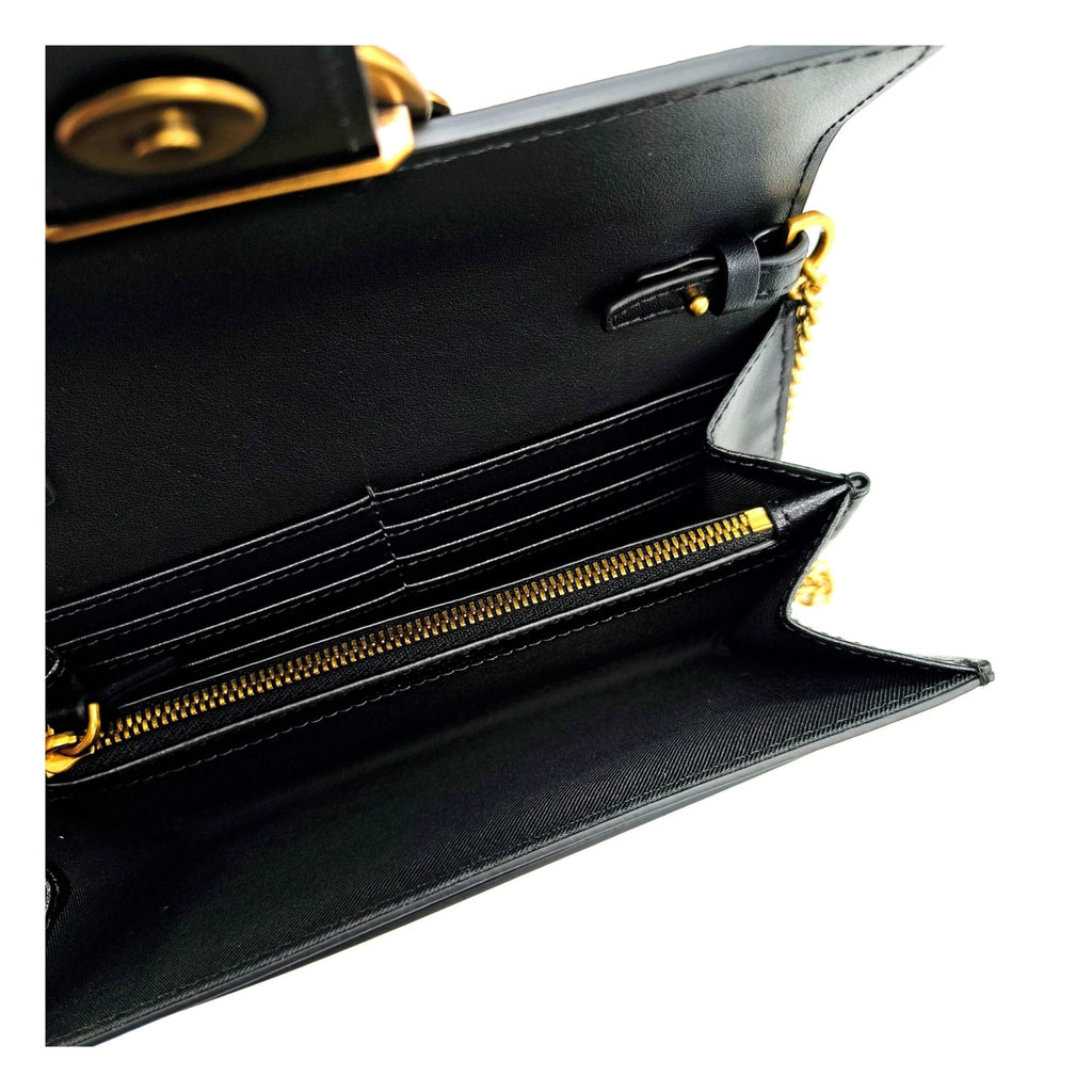 PINKO Black Leather Clutch Bags - Beyzy Store - PINKO