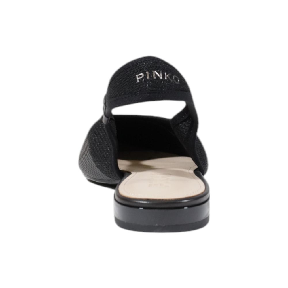 PINKO Black Leather Sandal - Beyzy Store - PINKO