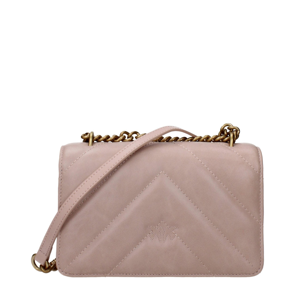 PINKO Pink Leather Crossbody Bag - Beyzy Store - PINKO