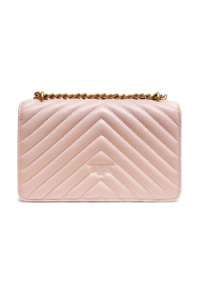 PINKO Powder Pink Love One Mini Shoulder Bag - Beyzy Store - PINKO